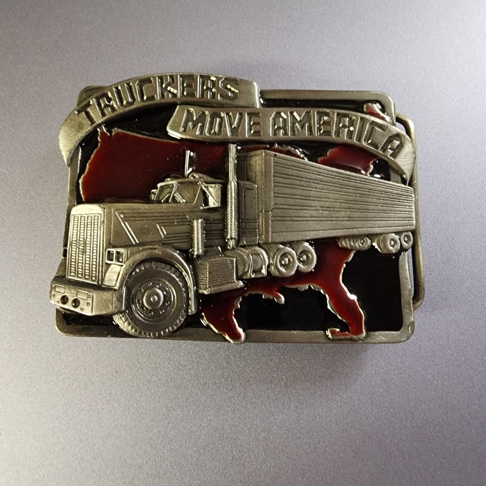 Truckers Move America Belt buckle